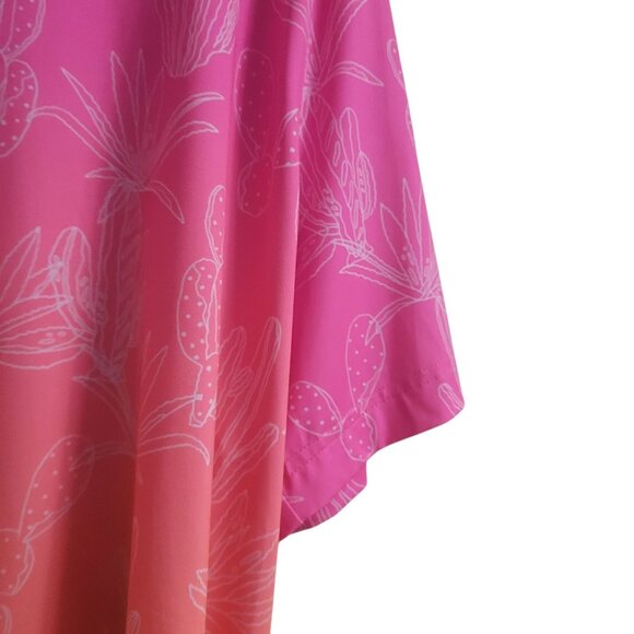 Chubbies Sunset Succulents Performance Polo Men 2XL Pink Orange Tropical XXL - Picture 7 of 10